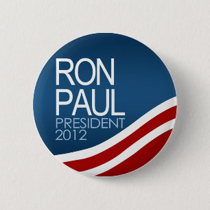 Ron Paul President 2012 6 Cm Round Badge