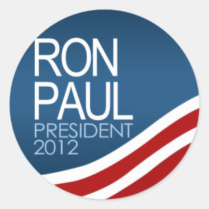 Ron Paul President 2012 Classic Round Sticker
