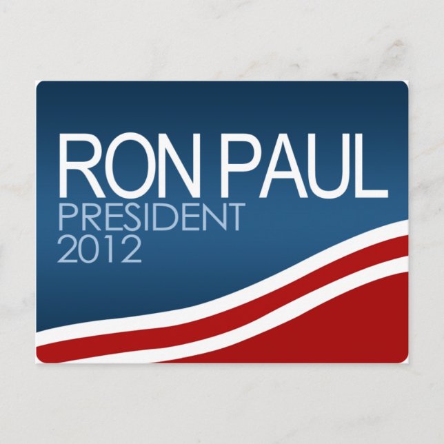 Ron Paul President 2012 Postcard (Front)