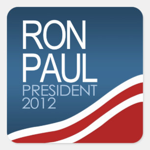 Ron Paul President 2012 Square Sticker