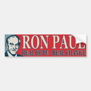 Ron Paul: Real Hope - Real Change Bumper Sticker