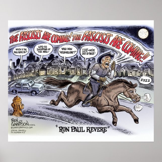 Ron Paul Revere Poster (Front)