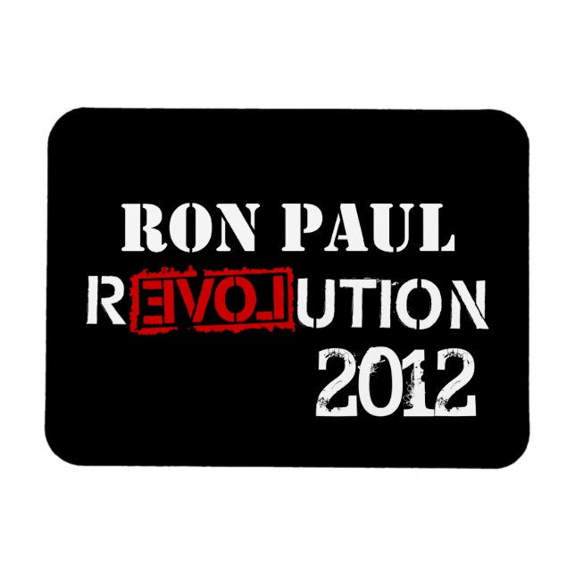 Ron Paul Revolution 2012 Magnet (Horizontal)