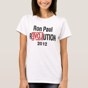 Ron Paul Revolution 2012 T-Shirt ladies