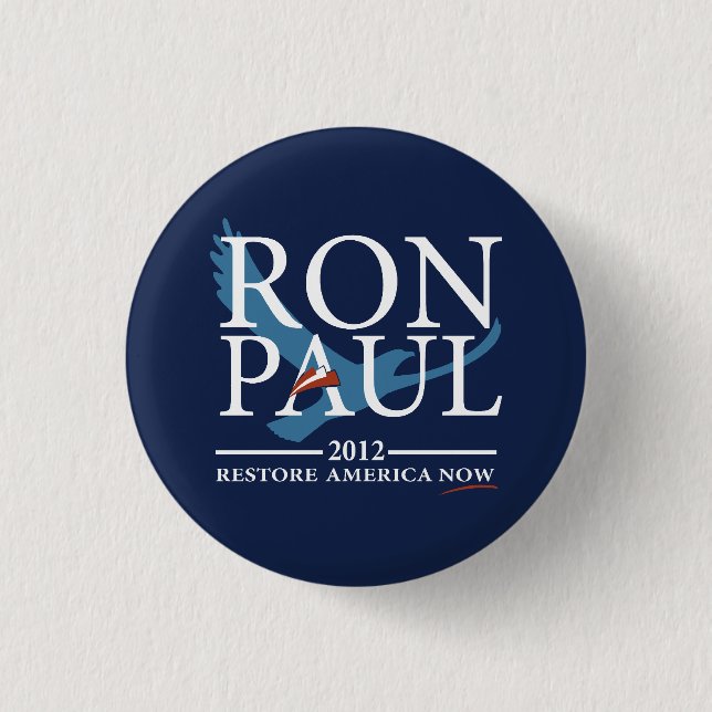 Ron Paul Revolution 3 Cm Round Badge (Front)