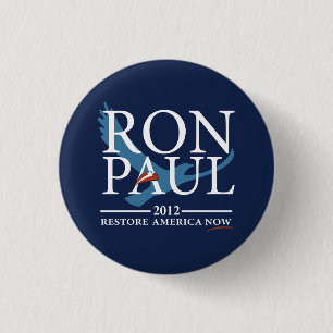 Ron Paul Revolution 3 Cm Round Badge
