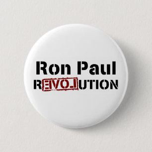 Ron Paul Revolution 6 Cm Round Badge