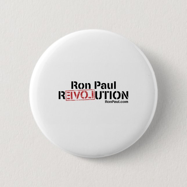 Ron Paul Revolution 6 Cm Round Badge (Front)