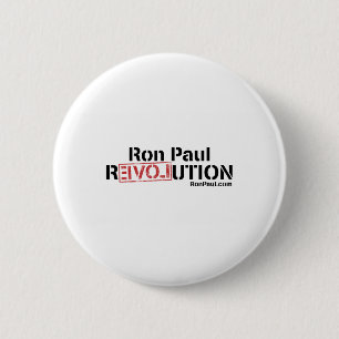 Ron Paul Revolution 6 Cm Round Badge