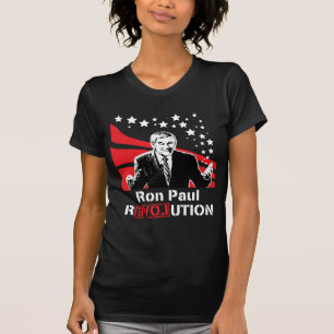 Ron Paul Revolution Black T-Shirt Female