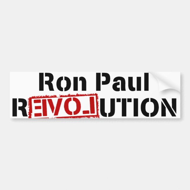Ron Paul Revolution Bumper Sticker (Front)