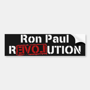 Ron Paul Revolution Bumper Sticker