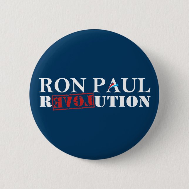 Ron Paul Revolution Button (Front)
