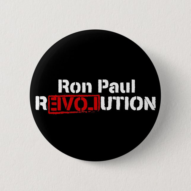 Ron Paul Revolution Button (Front)