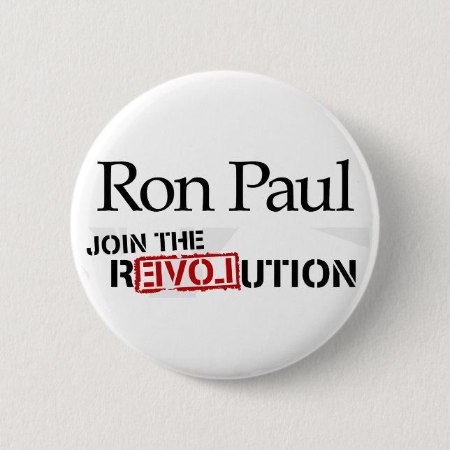 Ron Paul Revolution Button (Front)
