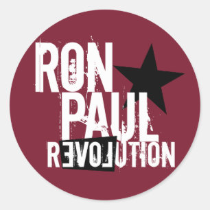Ron Paul Revolution Classic Round Sticker