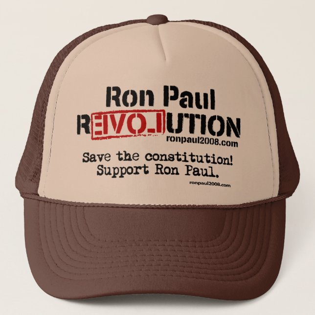 Ron Paul Revolution Hat (Front)