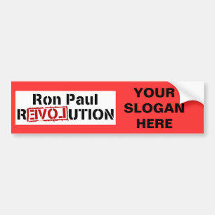 Ron Paul Revolution Logo Bumper Sticker