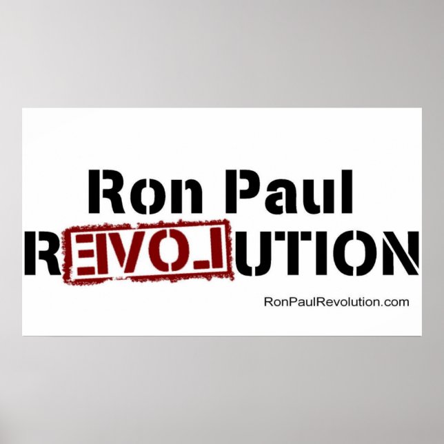 Ron Paul Revolution Poster (Front)