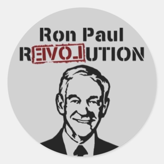 Ron Paul Revolution stickers (Front)