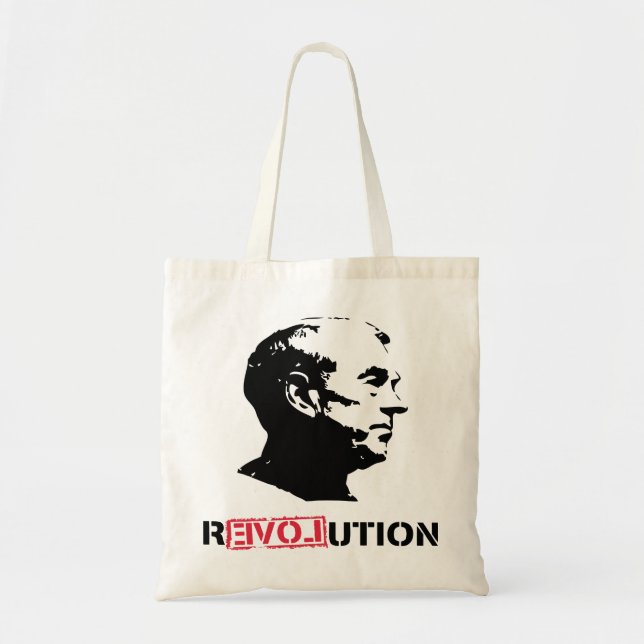Ron Paul Revolution tote bag (Front)