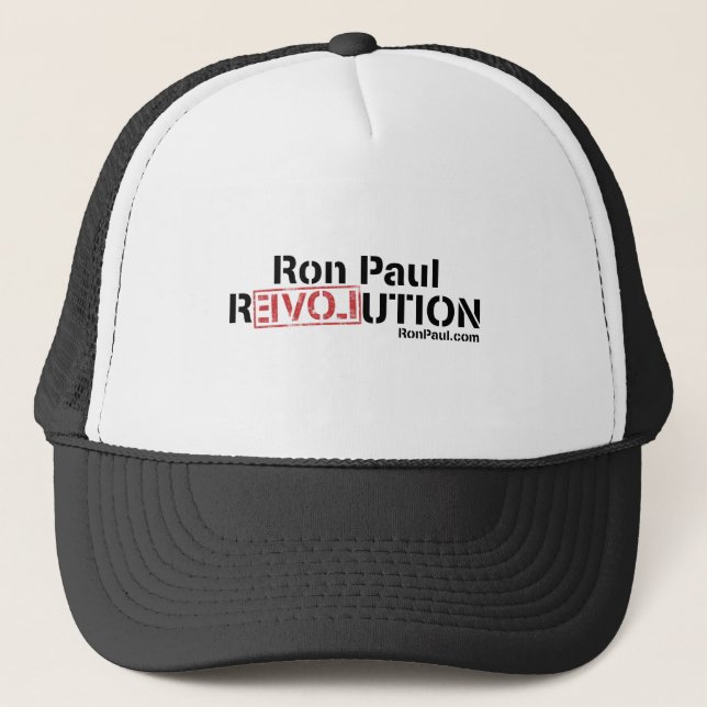 Ron Paul Revolution Trucker Hat (Front)