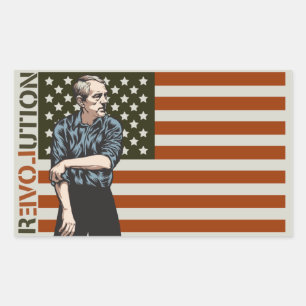 Ron Paul Rolling Up Sleeves Sticker Set
