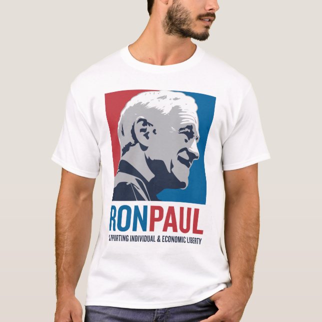 Ron Paul Support T-Shirt (Front)