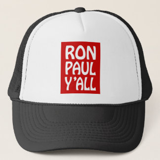 ron paul y'all trucker hat