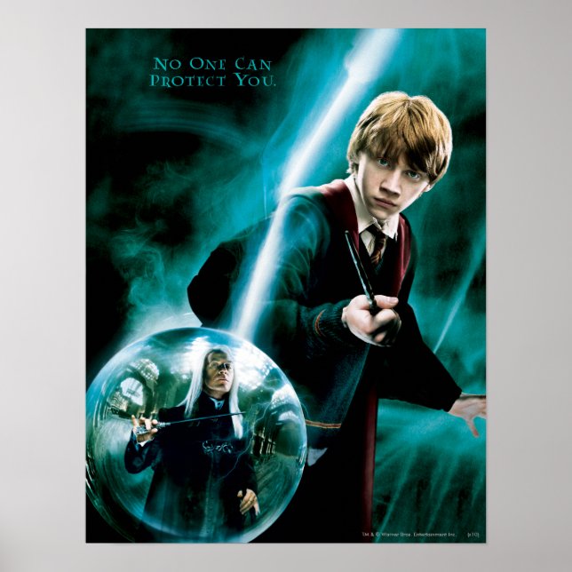 Ron Weasley and Lucius Malfoy Poster (Front)