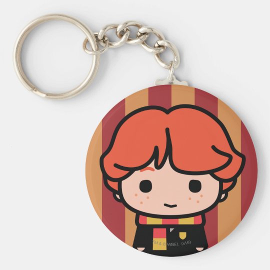Ron Weasley Cartoon Character Art Key Ring Zazzle Com Au