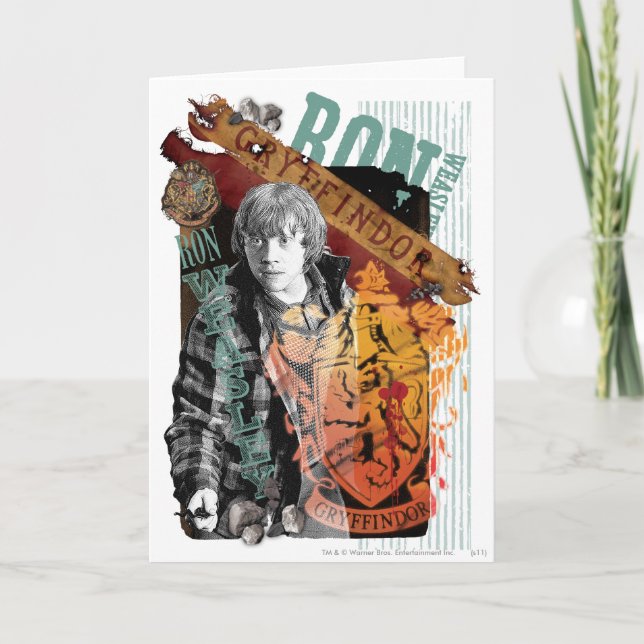 Ron Weasley Collage 1 Card (Front)