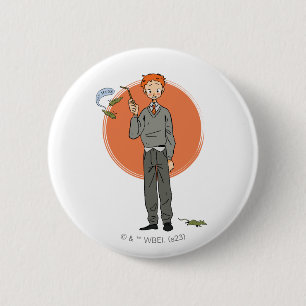 Ron Weasley Illustration "Eat Slugs" 6 Cm Round Badge