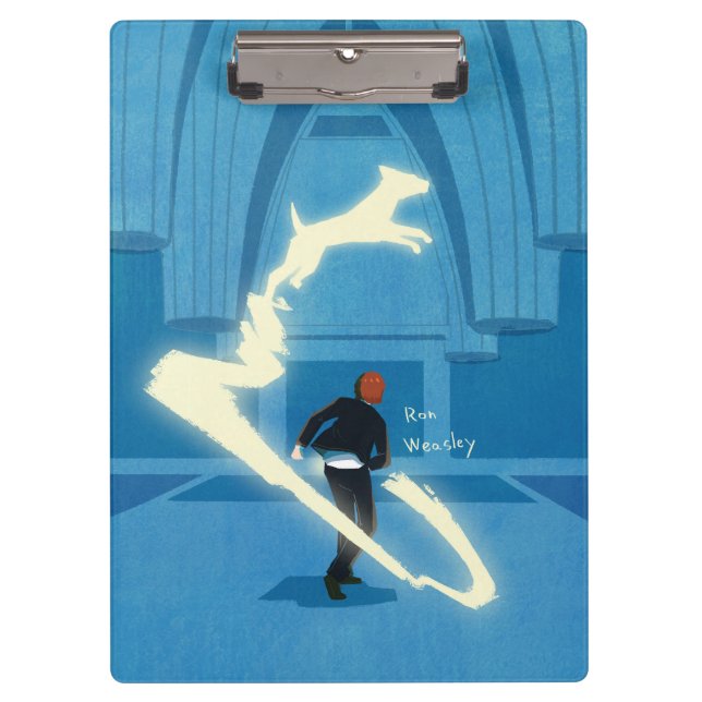 Ron Weasley Patronus Painting Clipboard (Front)