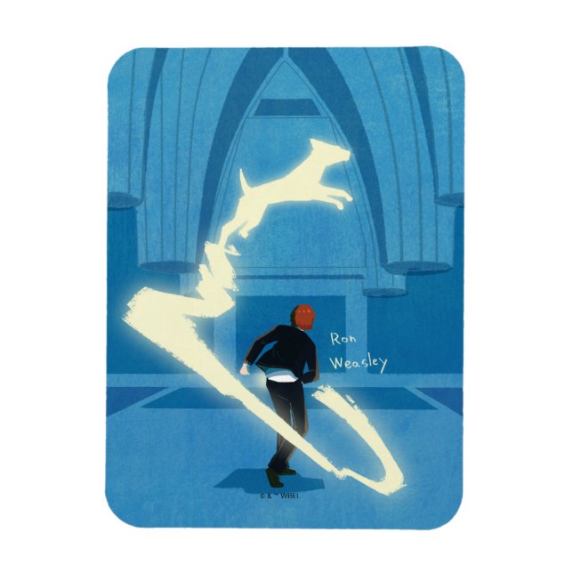 Ron Weasley Patronus Painting Magnet (Vertical)