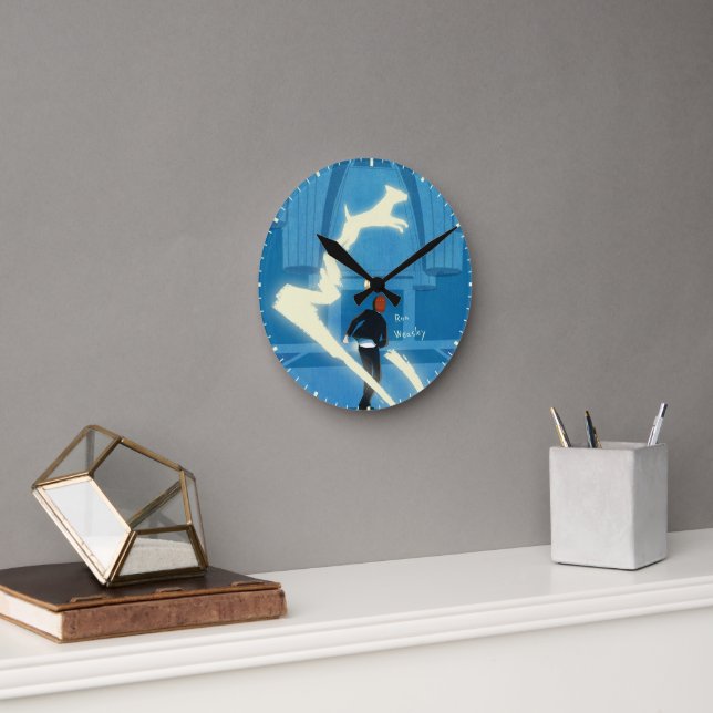 Ron Weasley Patronus Painting Round Clock (Office)