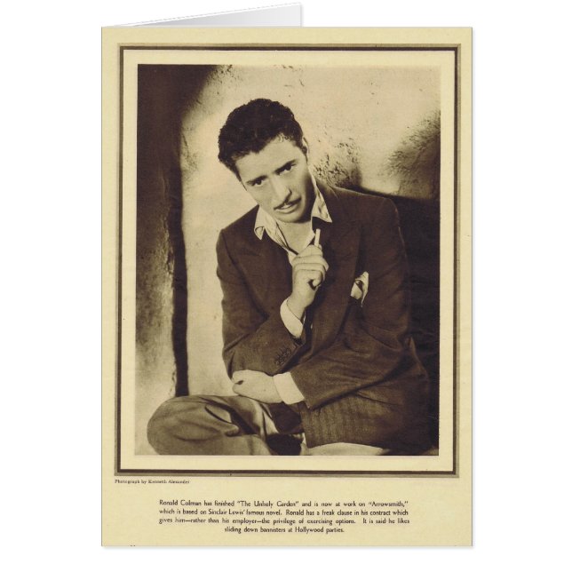 Ronald Colman 1931 portait (Front)