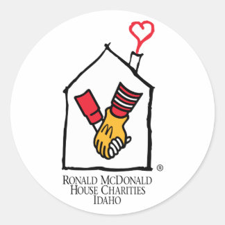 Ronald McDonald Hands Classic Round Sticker