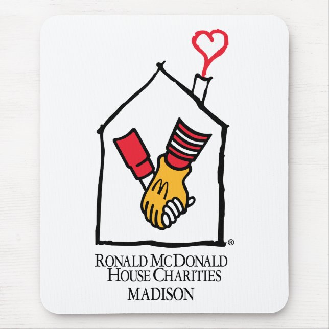 Ronald McDonald Hands Mouse Pad (Front)