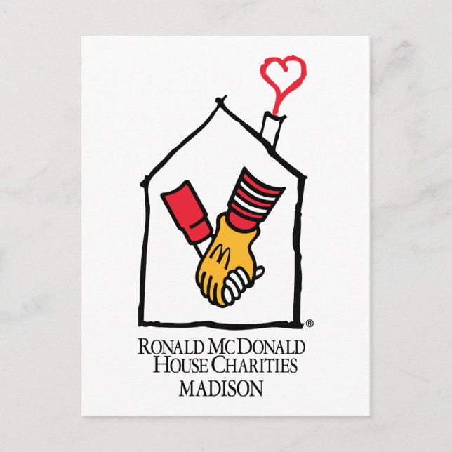 Ronald McDonald Hands Postcard (Front)
