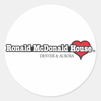 Ronald McDonald Heart Classic Round Sticker