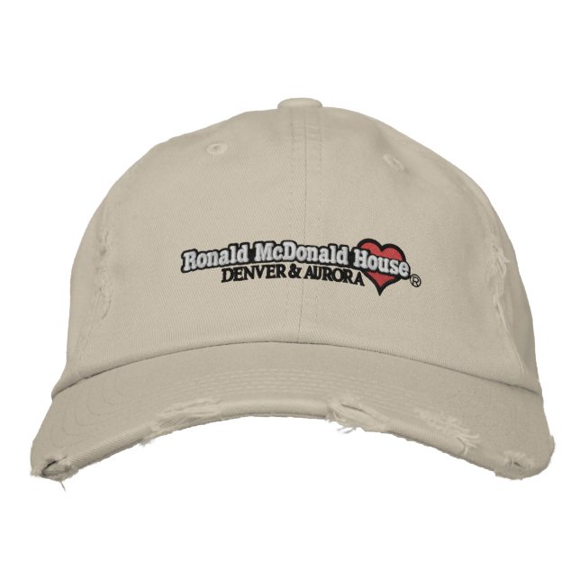 Ronald McDonald Heart Embroidered Hat (Front)
