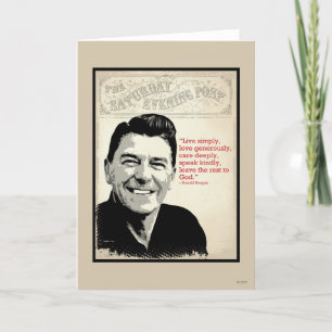 Ronald Reagan Quote Card