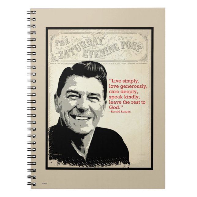 Ronald Reagan Quote Notebook (Front)