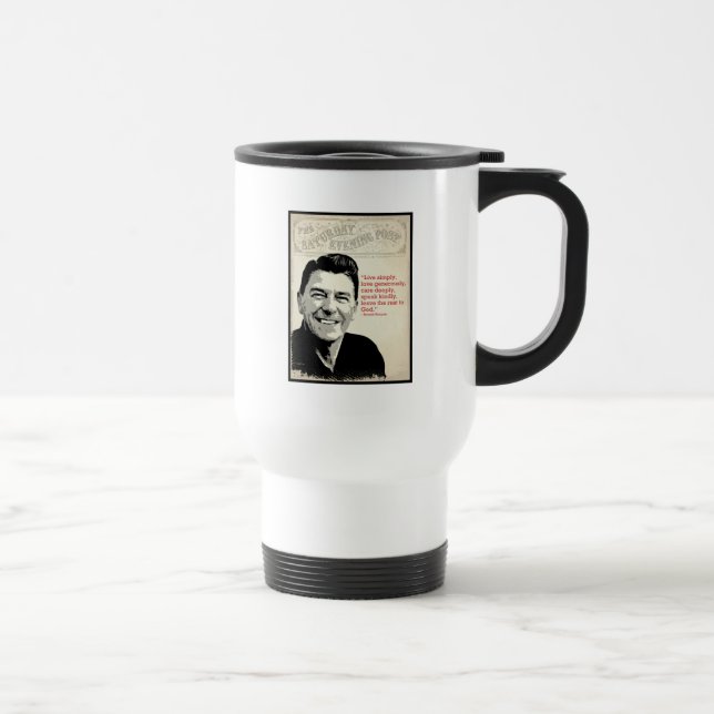 Ronald Reagan Quote Travel Mug (Right)