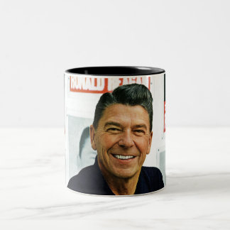 Ronald Reagan Two-Tone Coffee Mug