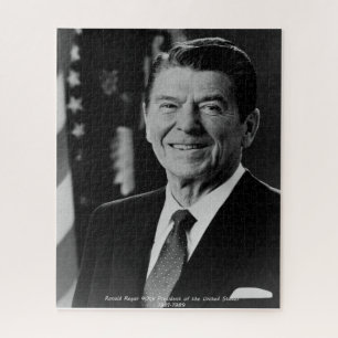 Ronald Reagn 40th President of the United States Jigsaw Puzzle
