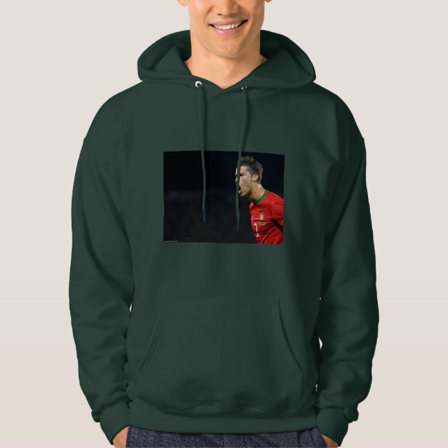 RONALDO football player photo design Hoodie (Front)