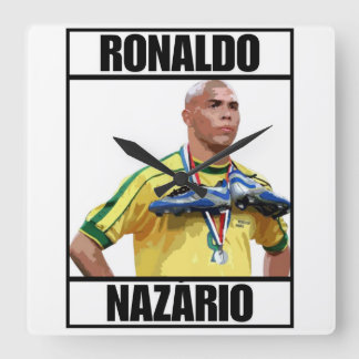 Ronaldo  square wall clock
