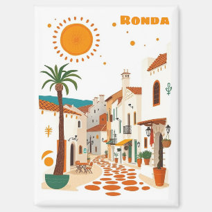 Ronda Andalucia Spain holiday Postcard Magnet